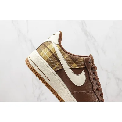 Nike Air Force 1 Low "Cacao Plaid" фото № 3