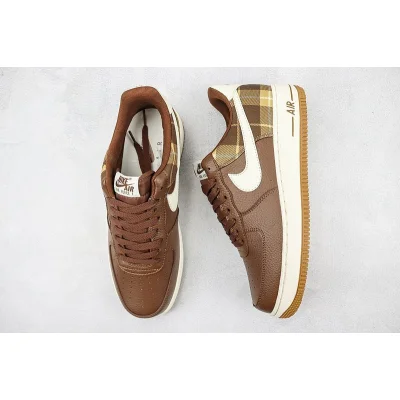 Nike Air Force 1 Low "Cacao Plaid" фото № 6