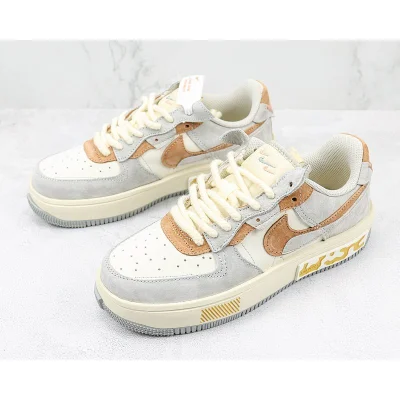 LeBron James x Nike Air Force 1 Low "Suede Wolf Grey/Brown/Cream" фото № 5