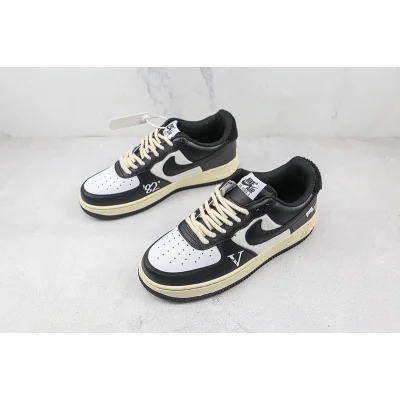 Nike Air Force 1 Low "White/Woolen Black" фото № 5