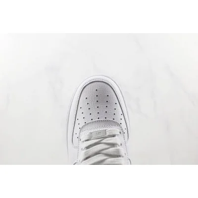 Nike Air Force 1 Low "White/Glitter Swoosh Green" фото № 4