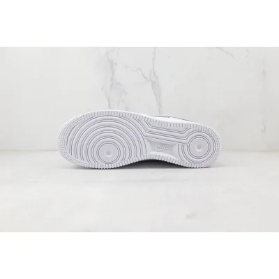 Nike Air Force 1 Low "White/Glitter Swoosh Green" фото № 8