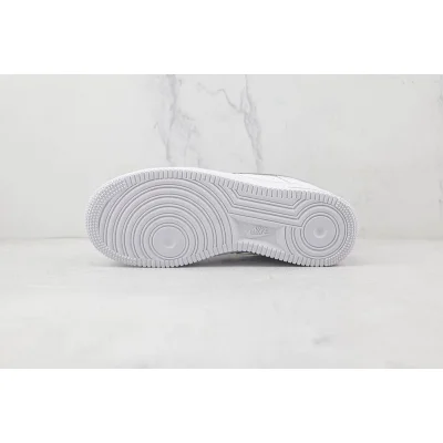 Nike Air Force 1 Low "White/Black Glitter Swoosh" фото № 8