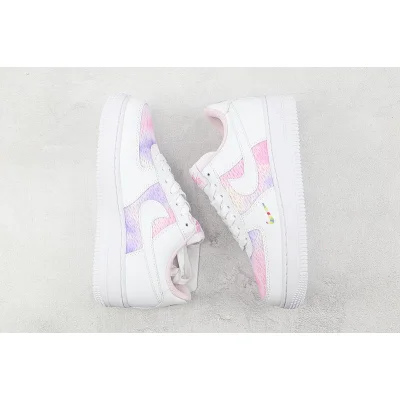 Nike Air Force 1 Low "White/Purple/Pink/Multi-Color" фото № 7 Nike Air Force 1 Low "White/Purple/Pink/Multi-Color" фото № 7