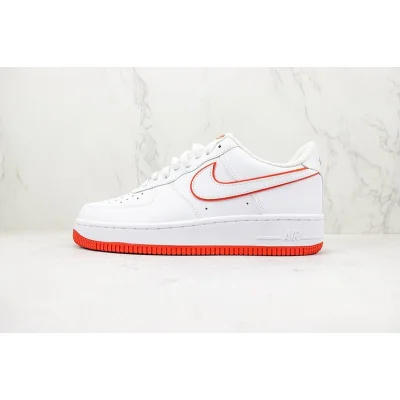 Nike Air Force 1 Low "White/Picante Red" фото № 2