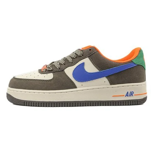 Nike Air Force 1 Low "Mocha/Cream/Blue"