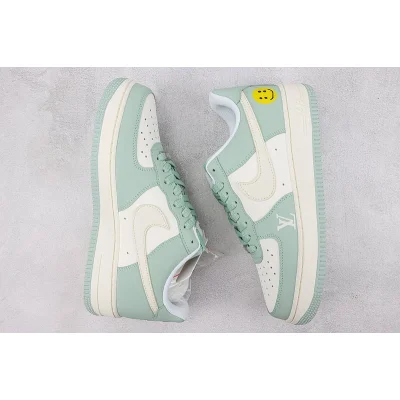 Louis Vuitton x Nike Air Force 1 Low "Cream/Haze Blue/Smile" фото № 6