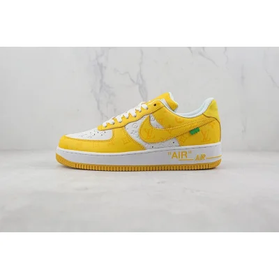Louis Vuitton x Nike Air Force 1 Low "Yellow/White" фото № 2