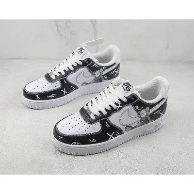 Kaws x Nike Air Force 1 Low 07 "White/Black/Grey" фото № 5
