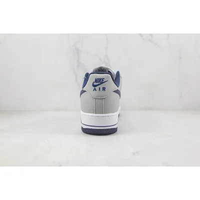 Nike Air Force 1 07 Low "White/Grey/Blue" фото № 9