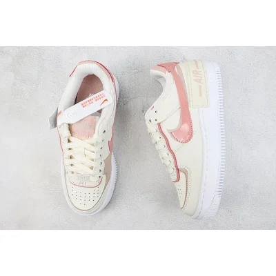 Nike Air Force 1 Shadow "White/Pink" фото № 7