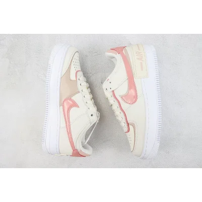 Nike Air Force 1 Shadow "White/Pink" фото № 6