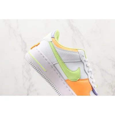 Nike Air Force 1 Low Shadow "White/Orange" фото № 3
