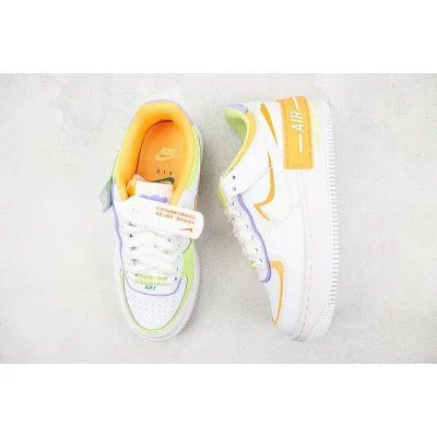 Nike Air Force 1 Low Shadow "White/Orange" фото № 7