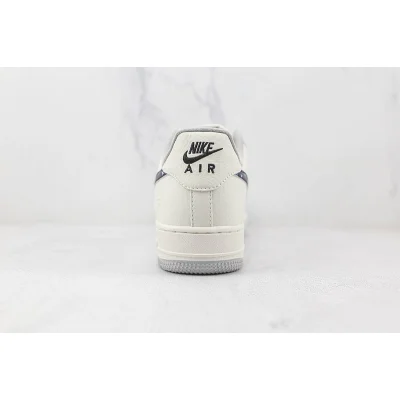 Bape x Nike Air Force 1 07 Low "White/Blue" фото № 9