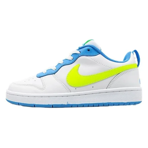 Nike Court Borough Low 2 "White/Volt Blue/Yellow"