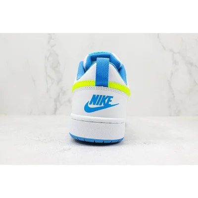 Nike Court Borough Low 2 "White/Volt Blue/Yellow" фото № 9