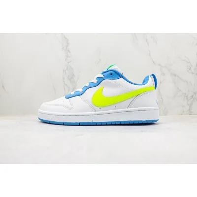 Nike Court Borough Low 2 "White/Volt Blue/Yellow" фото № 2