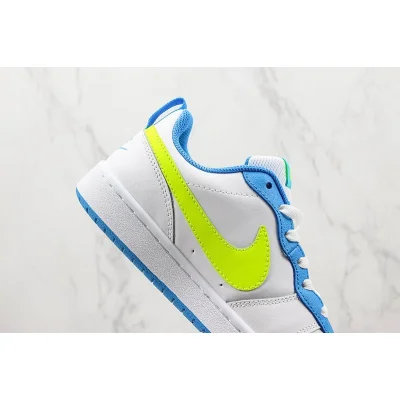 Nike Court Borough Low 2 "White/Volt Blue/Yellow" фото № 3