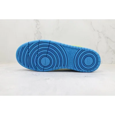 Nike Court Borough Low 2 "White/Volt Blue/Yellow" фото № 8