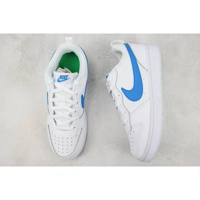 Nike Court Borough Low 2 "White/Sea Blue" фото № 6