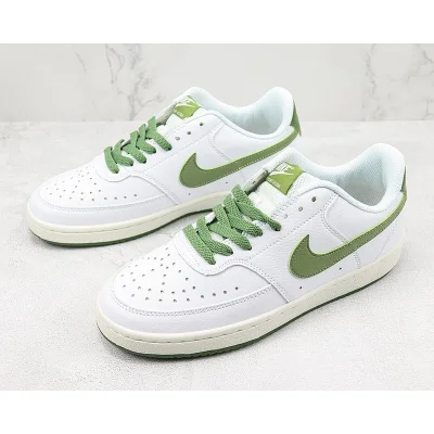 Nike Court Vision Low "White/Green" фото № 5