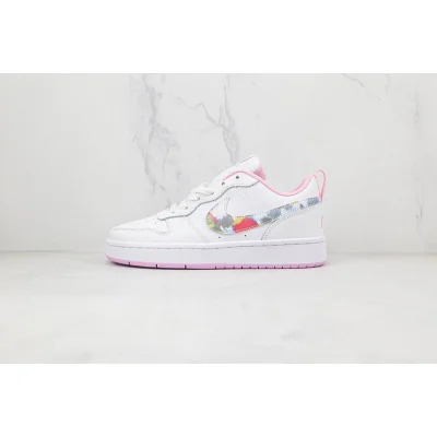 Nike Court Borough Low 2 SE "Floral Pink/White" фото № 2