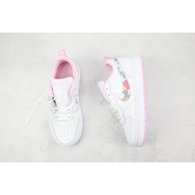 Nike Court Borough Low 2 SE "Floral Pink/White" фото № 7