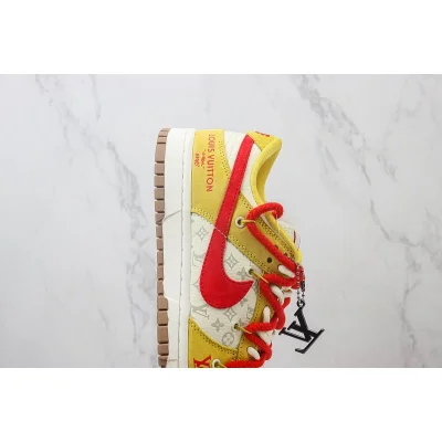 Louis Vuitton x Nike Dunk Low "Dandelion Yellow/Red/White" фото № 3 Louis Vuitton x Nike Dunk Low "Dandelion Yellow/Red/White" фото № 3