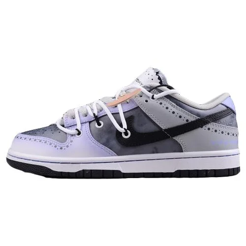 Nike Dunk Low Rope Laces "Gray to Violet"