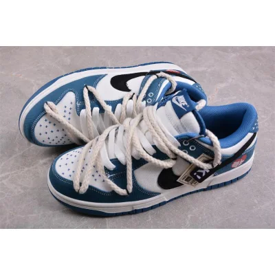 Nike Dunk Low Rope Laces "Denim/Heart" фото № 4