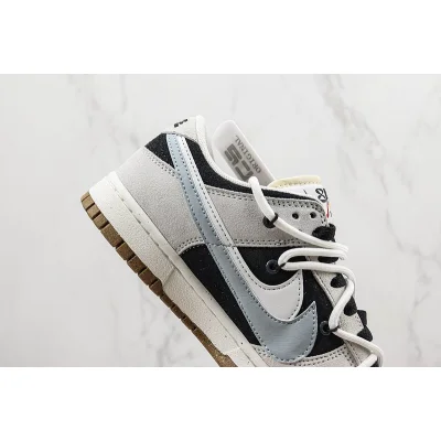 Nike SB Dunk Low Swoosh 85 "Grey/Black/Blue" фото № 4