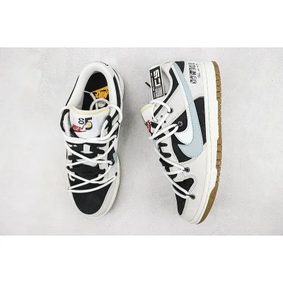 Nike SB Dunk Low Swoosh 85 "Grey/Black/Blue" фото № 6