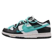 Nike Dunk Low "Multiple Swooshes White/Washed Teal"
