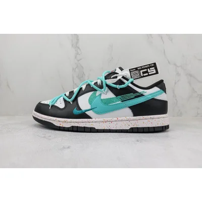 Nike Dunk Low "Multiple Swooshes White/Washed Teal" фото № 2