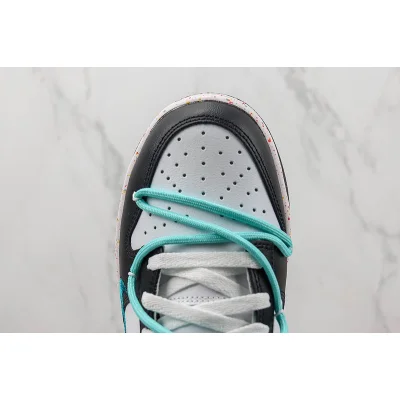 Nike Dunk Low "Multiple Swooshes White/Washed Teal" фото № 3