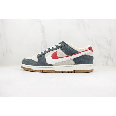 Nike Dunk Low Double Swoosh "Sail Grey" фото № 2