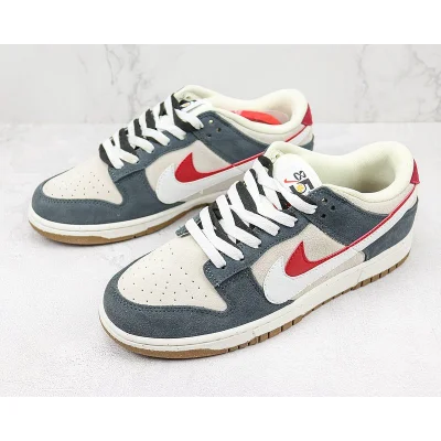 Nike Dunk Low Double Swoosh "Sail Grey" фото № 5