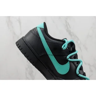 Nike Dunk Low "Multi-Swoosh/Black/Tiffany Blue" фото № 3 Nike Dunk Low "Multi-Swoosh/Black/Tiffany Blue" фото № 3