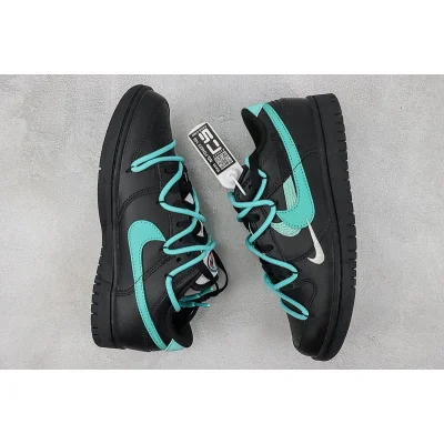 Nike Dunk Low "Multi-Swoosh/Black/Tiffany Blue" фото № 6 Nike Dunk Low "Multi-Swoosh/Black/Tiffany Blue" фото № 6