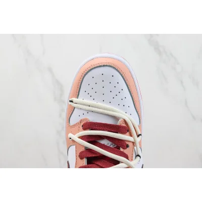 Nike Dunk Low "Love Me More/Pink/Lace Up" фото № 4