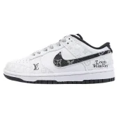 Louis Vuitton x Nike SB Dunk Low "Off White/Black/Grey"