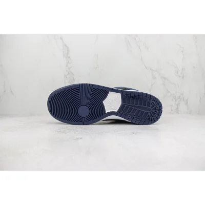 Nike Dunk Low "Midnight Navy/Black/Grey" фото № 8