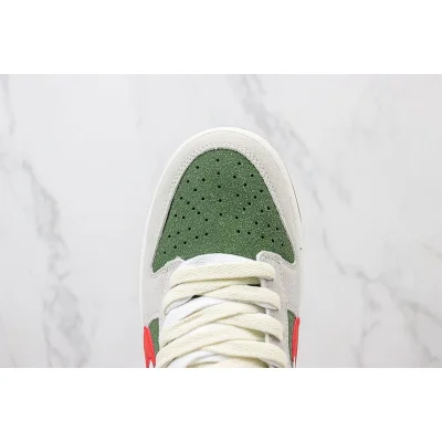 Nike Dunk Low "Sail Green/Red" фото № 4