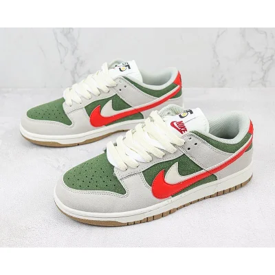 Nike Dunk Low "Sail Green/Red" фото № 5