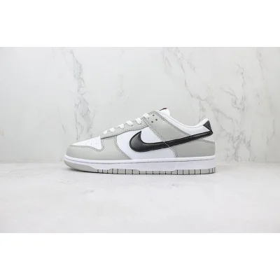 Nike Dunk Low "White/Wolf Grey/Black" фото № 2