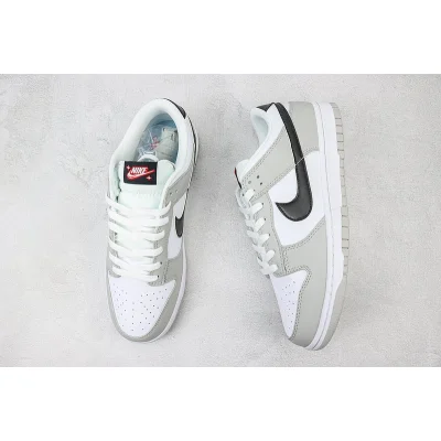 Nike Dunk Low "White/Wolf Grey/Black" фото № 6