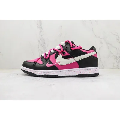 Nike Dunk Low Multi Swoosh "Pink/Black" фото № 2 Nike Dunk Low Multi Swoosh "Pink/Black" фото № 2
