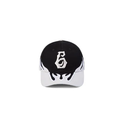 Кепка Kanye Flame With Logo "Black/White" фото № 3 Кепка Kanye Flame With Logo "Black/White" фото № 3