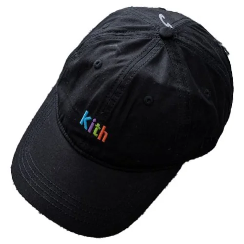 Кепка Kith With Color Letters Logo "Black"